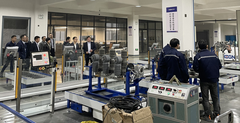 国网浙江乐清市供电有限公司总司理李建宇一行莅临百乐博电气集团调研